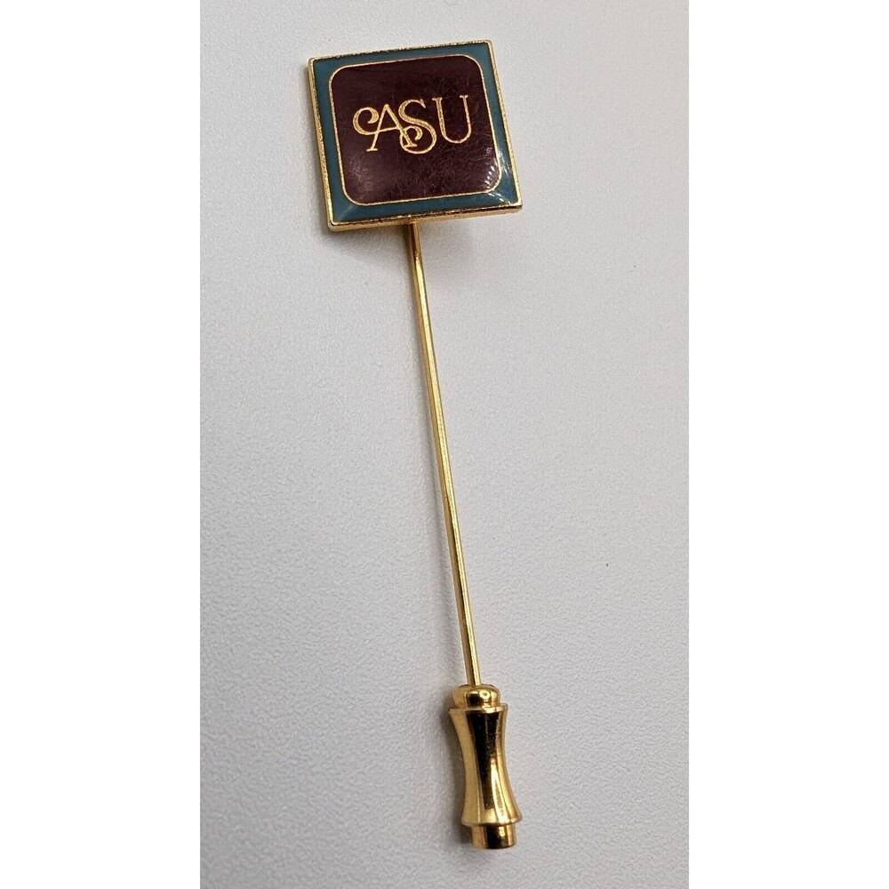 Arizona State University ASU Gold Tone, Hat Scarf Lapel Tie Stick Pin 2.5 inches